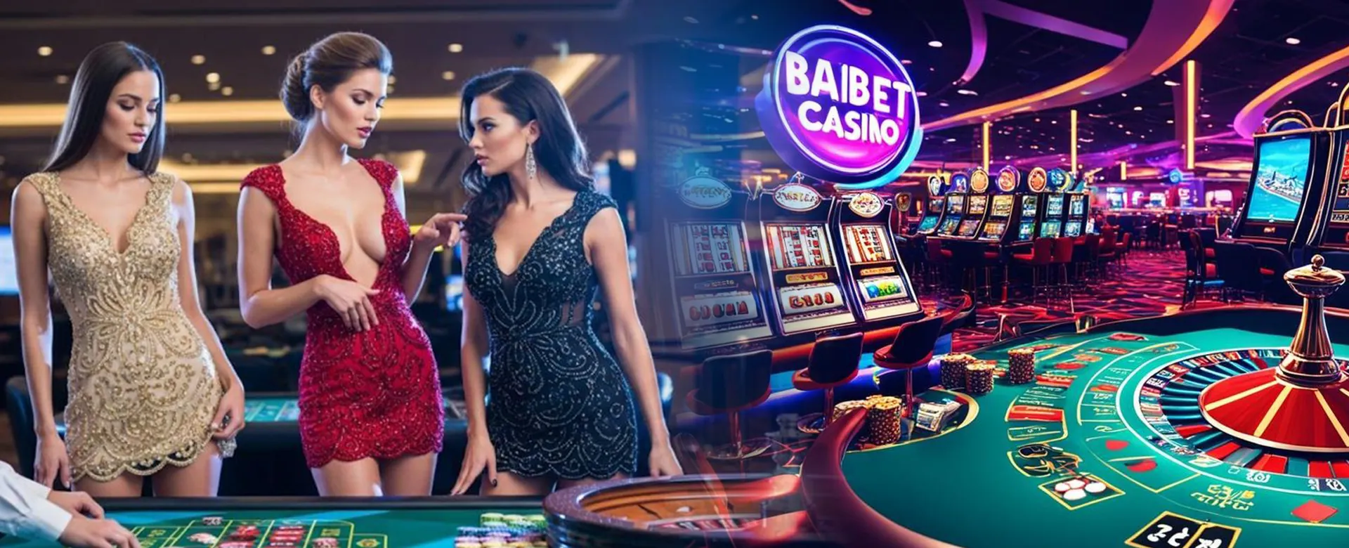774pub.com App Background with Mobile Devices and Casino Elements